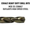Drill America 5/16in Cobalt Quick Change Hex Shank Drill Bit COHEX5/16